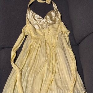 BCBGMaxAzria Yellow Dress Size 4